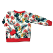 Bluza bawełniana dziewczęca w kwiaty STAR KIDS